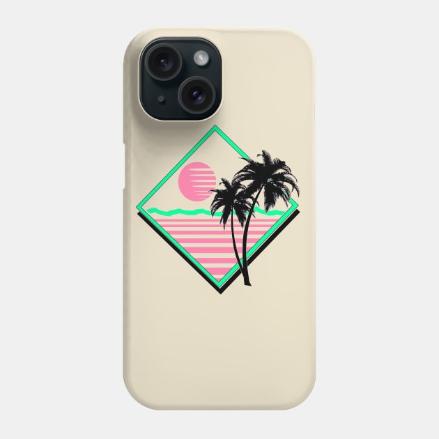 80s Sunset 2 Phone Case by FrancisTheThriller