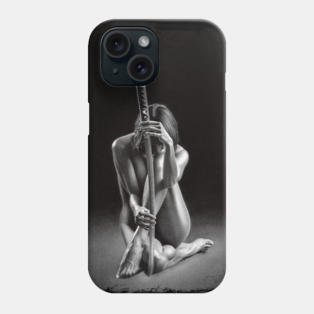 GIRL WITH KATANA Phone Case by MiroDesign