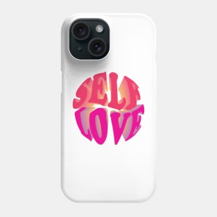 self love text design Phone Case