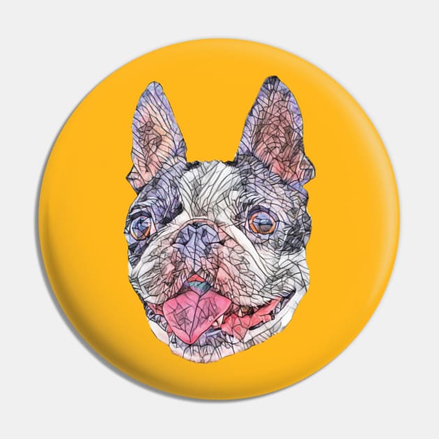 Boston Bull Terrier Pin by DoggyStyles