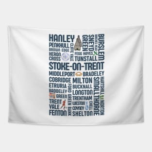 Stoke on trent - Staffordshire towns - The potteries Tapestry