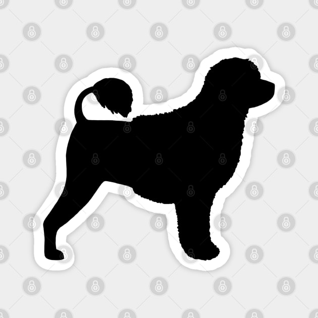 Portuguese Water Dog Silhouette Magnet by Coffee Squirrel