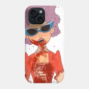 grimes in blood Phone Case