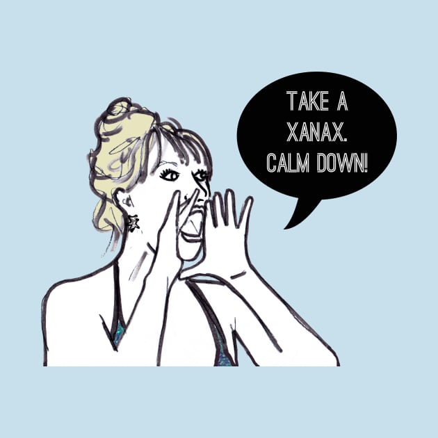 Calm Down by Katsillustration