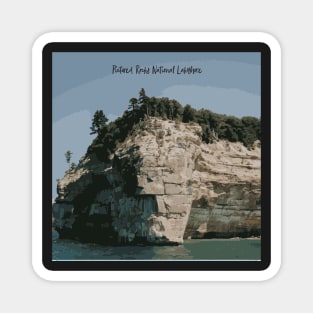 Pictured Rocks Sticker Magnet