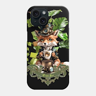 Cute little steampunk fox Phone Case
