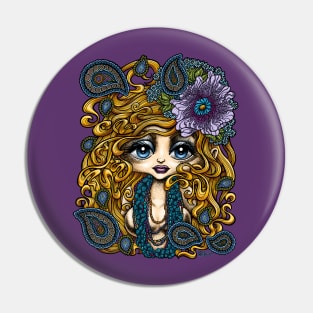 Hippie Chick Pin