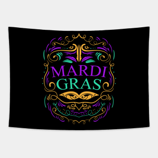 Lettering And Ornaments For Mardi Gras Tapestry