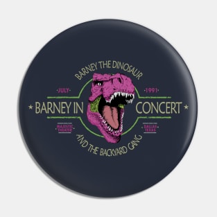 Barney in Concert Pin