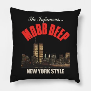 Mobb Deep 90s Hip Hop New York Skyline Pillow