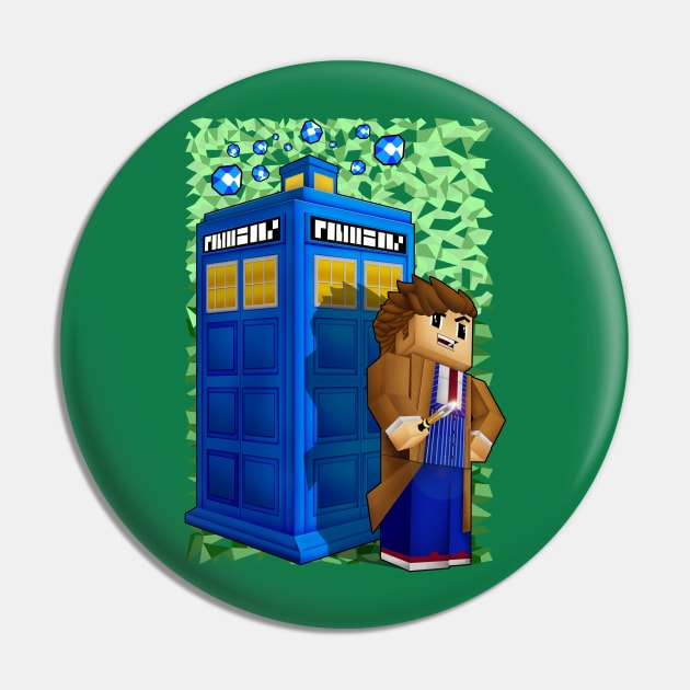 10th Doctor in 8 bit world Pin by Dezigner007