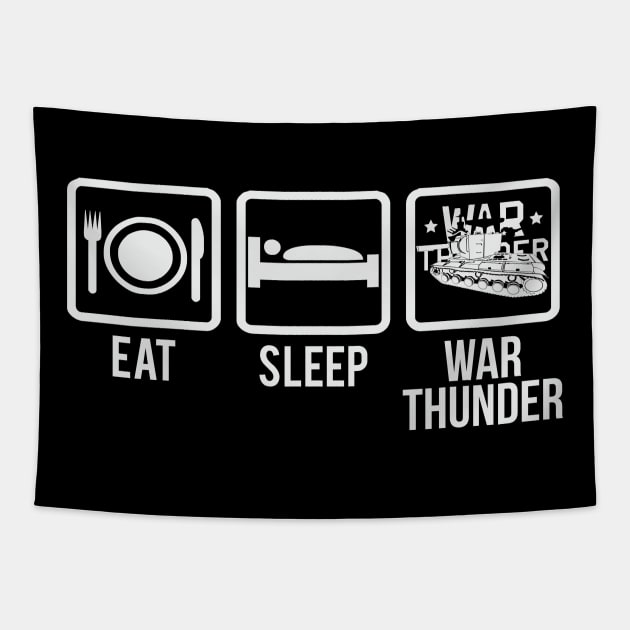 Eat, Sleep, War Thunder Tapestry by FAawRay