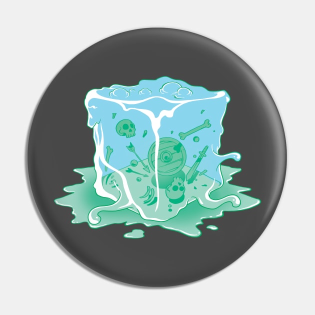 Gelatinous Cube Pin by GeneralNonsense