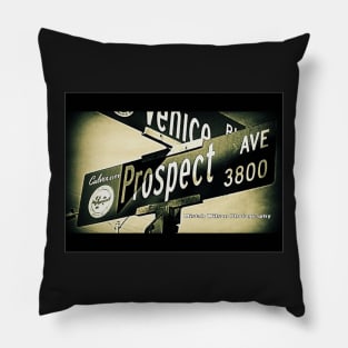 Prospect Avenue, Culver City, California by Mistah Wilson Pillow