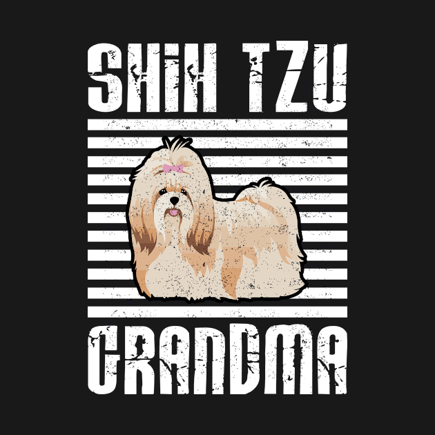 Shih Tzu Grandma Proud Dogs by aaltadel