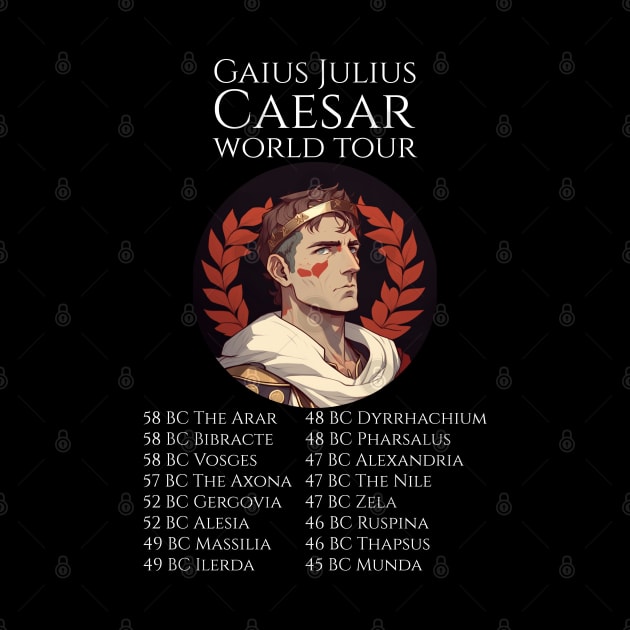 Julius Caesar World Tour - Ancient Rome - Anime Manga by Styr Designs