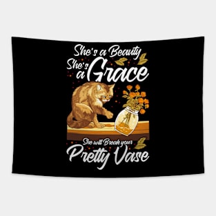 Funny Cat Gifts Men Women Kids Funny Cat Tapestry