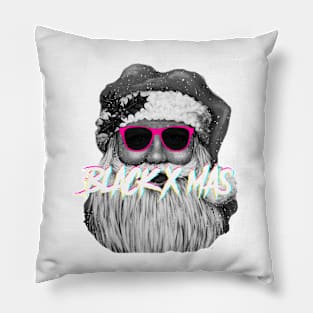 Merry black christmas Pillow