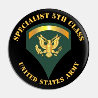 Specialist 5th Class - SP5 Pin