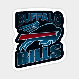 buffalo bills in blue Magnet