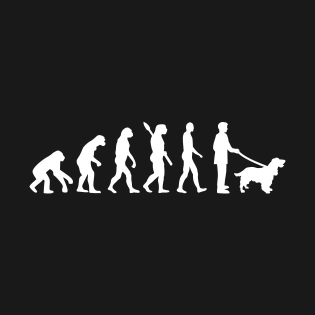 Disover Cocker Spaniel evolution - Cocker Spaniel - T-Shirt