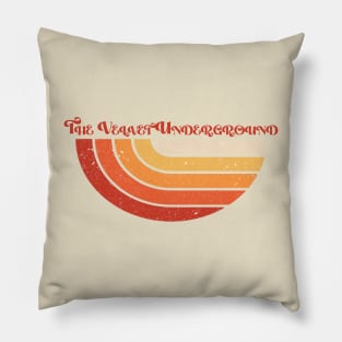 Retro style vintage The Velvet Underground Pillow