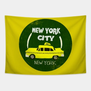 New York City Yellow Cab Tapestry