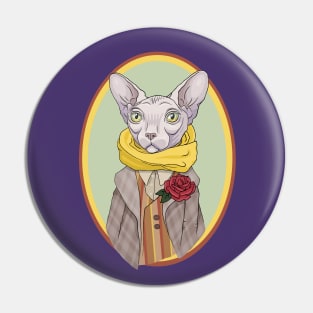 Mr. Sphynx cat Pin