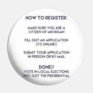 How to register Pin