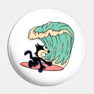 Big Wave Attack Felix the Cat Pin