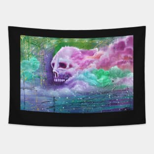 Skull Cloud Tapestry