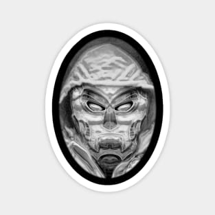 DA-Aldebaran Alien Portraid IAII MonochromaticGP. Magnet