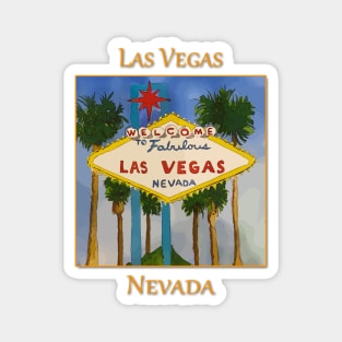 Las Vegas Sign Magnet