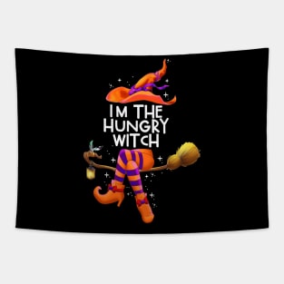 I'm The Hungry Witch halloween couple costume Tapestry