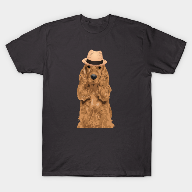 Discover Elegant Cocker Spaniel T-Shirt for Dog Lovers - Cocker Spaniel Dog - T-Shirt