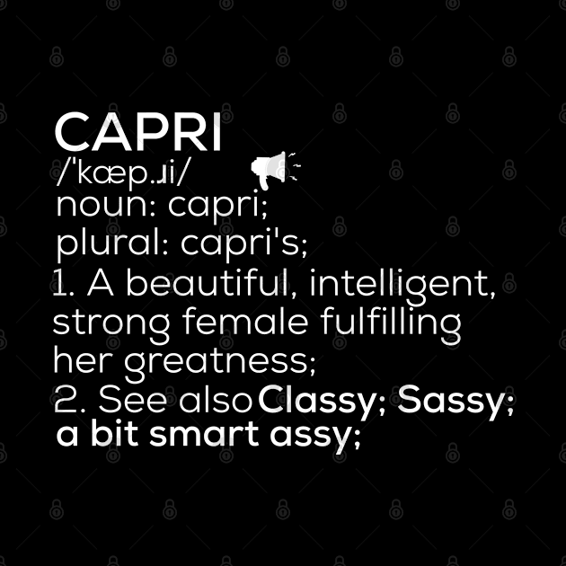 Capri Name Capri Definition Capri Female Name Capri Meaning by TeeLogic