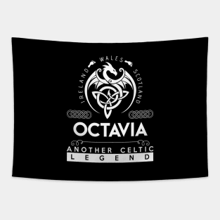 Octavia Name T Shirt - Another Celtic Legend Octavia Dragon Gift Item Tapestry