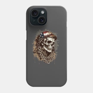 USA Military Veteran American Patriotic Skull Phone Case