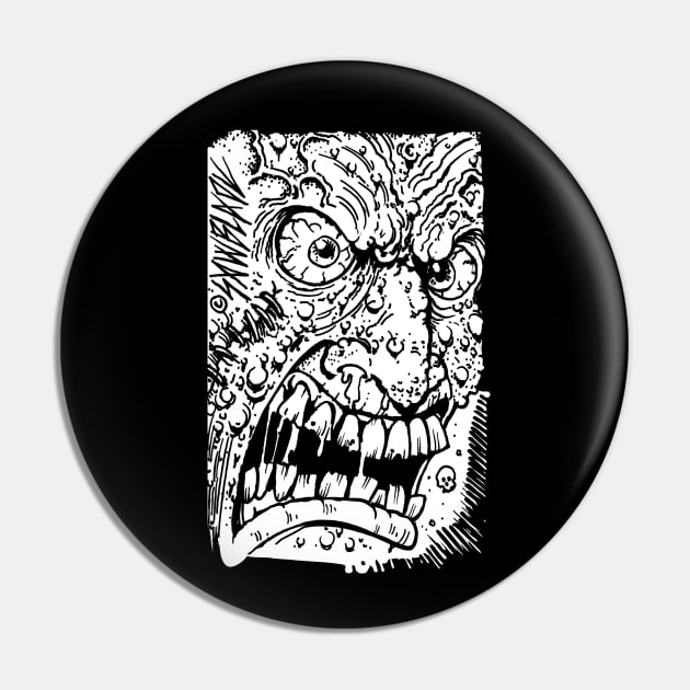 Angry Man Pin by sawblade666