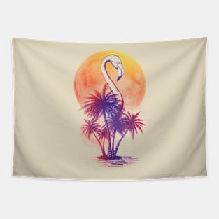 Flamingo island Tapestry