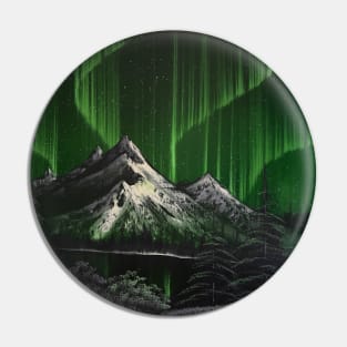 Green Northern Lights Pin