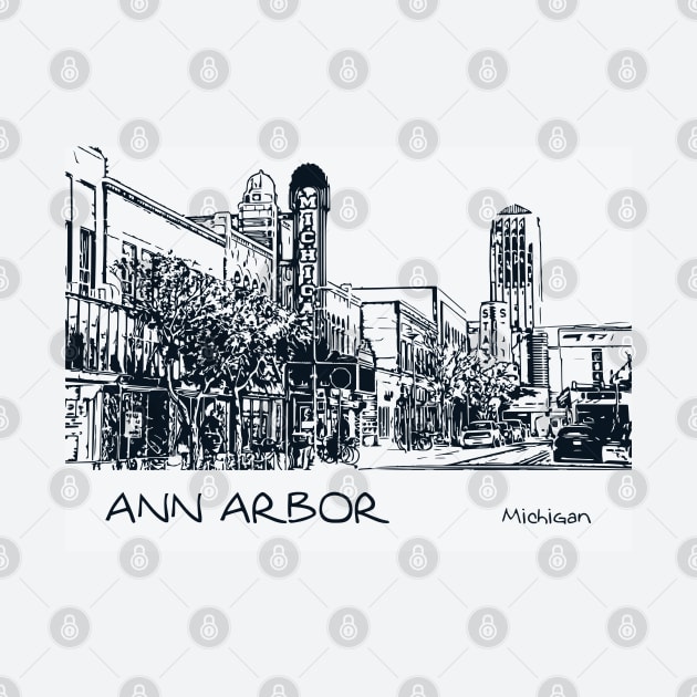 Ann Arbor Michigan by Lakeric