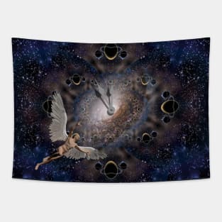 Angel in Space Tapestry