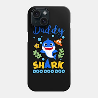 Daddy Papa Of The Shark Birthday Family Matching Birthday Phone Case