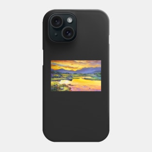 Sunset on lakes of Kilarney Phone Case