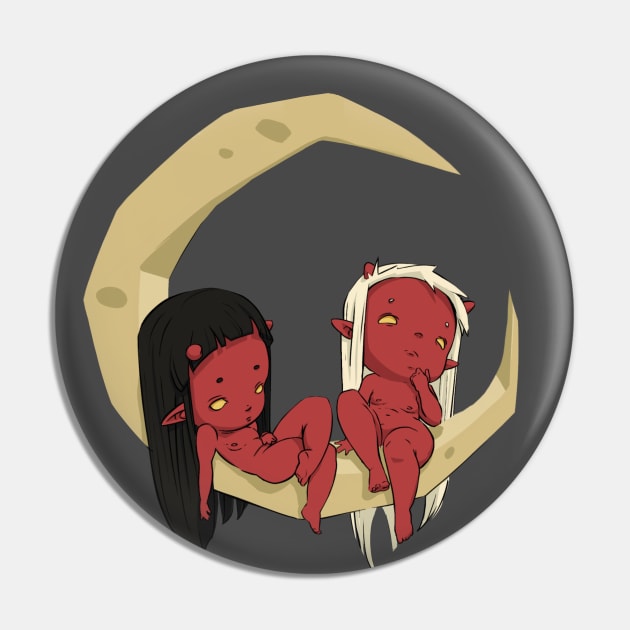 Moonchilds Pin by SevenTeenArt