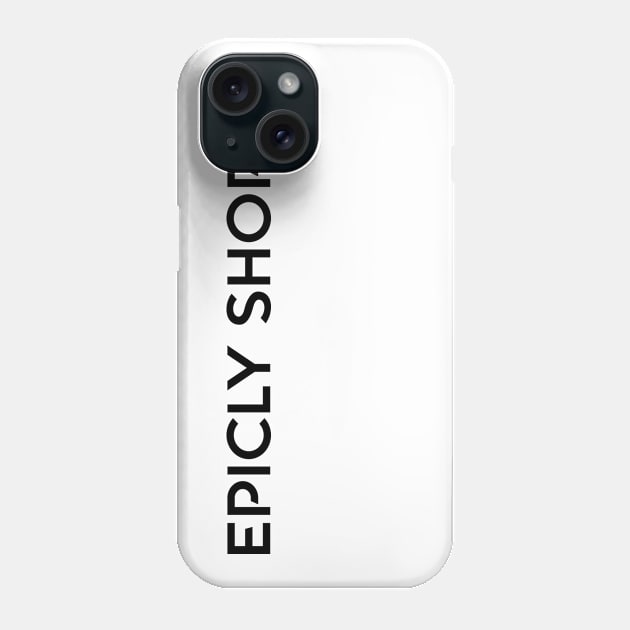 ES Upright Name Dark Phone Case by EpiclyShort