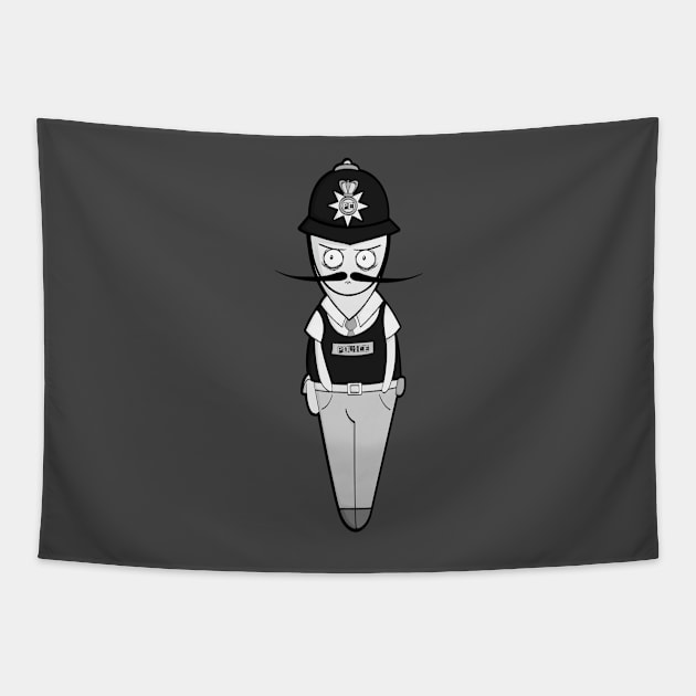 English policeman Tapestry by Namarqueza