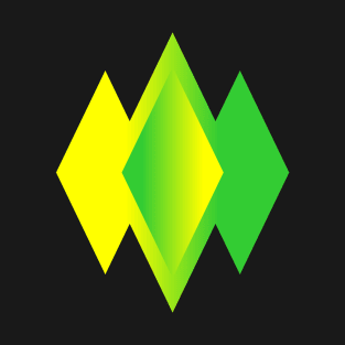 Yellow-Green Diamonds T-Shirt