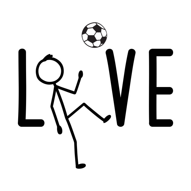 Discover Cute Soccer Player Love Soccer Birthday Gift For Soccer Fans - Football - T-Shirt